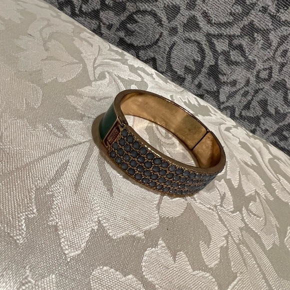 Pastel green with blue diamonds bangle! OS - Picture 6 of 8